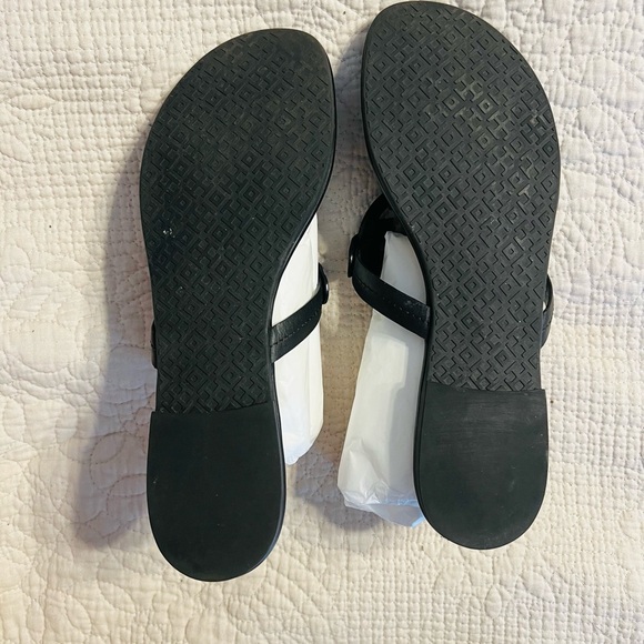 Tory Burch Embellished black miller size 9.5 EUC - Picture 6 of 8